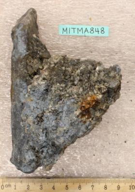 Pegmatite with Crocidolite
