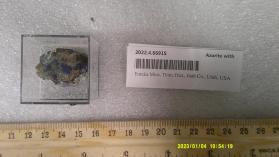 Azurite with Malachite