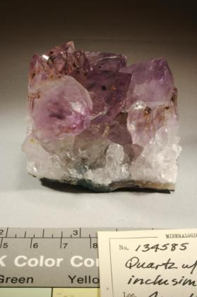 amethyst with inclusions