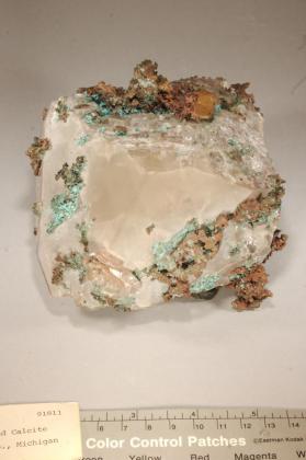 CALCITE with Copper