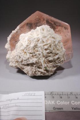 Morganite with Albite