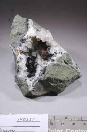 SPHALERITE with Babingtonite and CALCITE