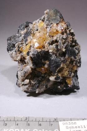 SCHEELITE with Tourmaline Group