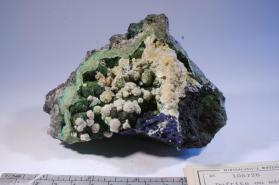 Mottramite with Geminite and Mimetite