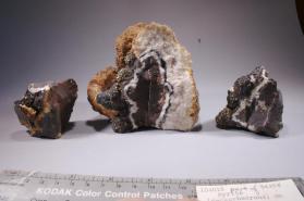 pyrite with Dolomite and HEMATITE