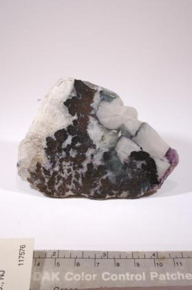 Nickeline with CALCITE and FLUORITE and Magnetite