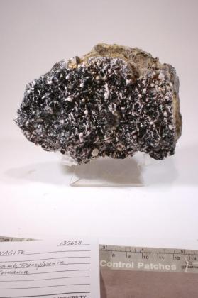 Nagyágite with RHODOCHROSITE