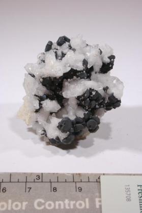 Acanthite with CALCITE