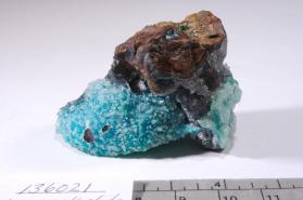 CHRYSOCOLLA with HEMATITE and MALACHITE and Quartz