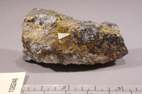 Eskolaite with Chalcopyrite and Pyrrhotite and Quartz