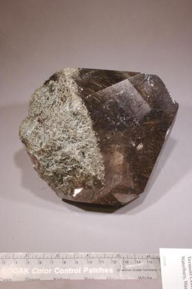 rutilated quartz with Chlorite and RUTILE