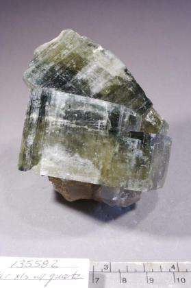 FLUORAPATITE with Arsenopyrite and Quartz