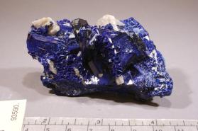 Azurite with CERUSSITE