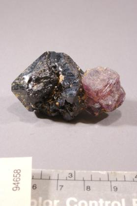 CASSITERITE with FLUORITE