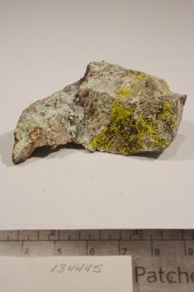 Volborthite with Wavellite