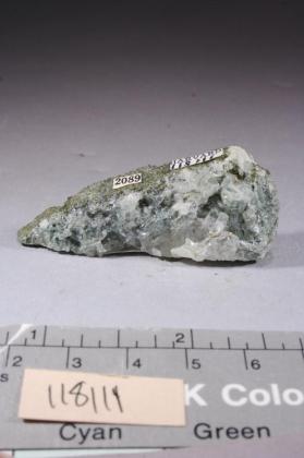 EPIDOTE with PREHNITE