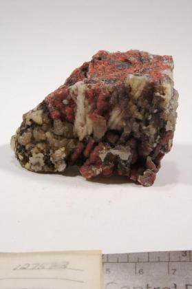 Cinnabar with CALCITE