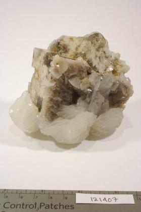 CALCITE with FLUORITE