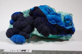 Azurite with MALACHITE