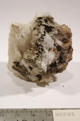 Brookite with Quartz