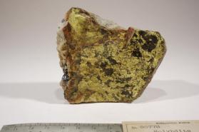 Ferrimolybdite with Molybdenite