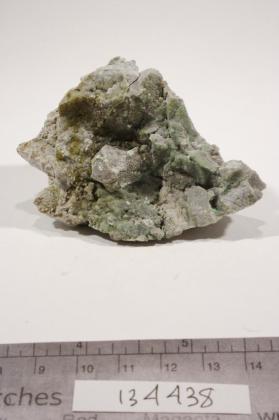 Fluellite with Metatorbernite and Variscite