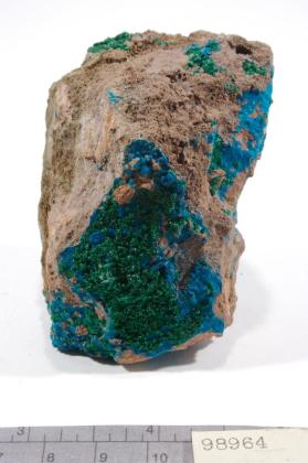 Cornetite with green mineral