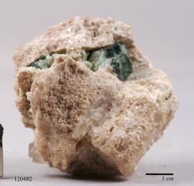 ELBAITE with Lepidolite and Quartz