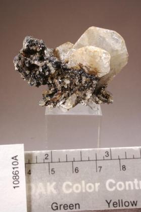 Hydroxylherderite with Cookeite and MICROCLINE and Quartz