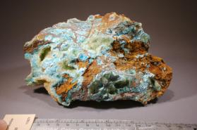 Senegalite with gossan and Turquoise