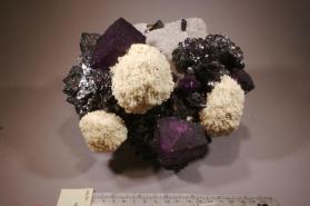 BARITE with FLUORITE and SPHALERITE