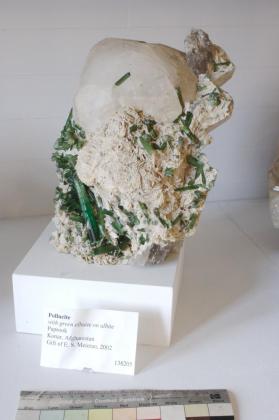 POLLUCITE with Albite and ELBAITE and Quartz