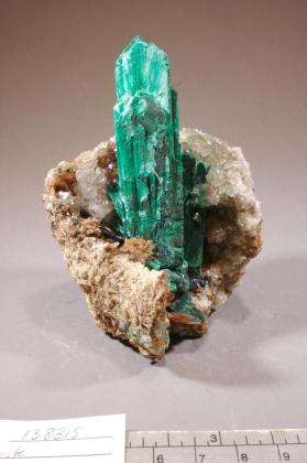 MALACHITE with Azurite and CALCITE