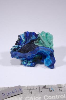 Azurite with MALACHITE