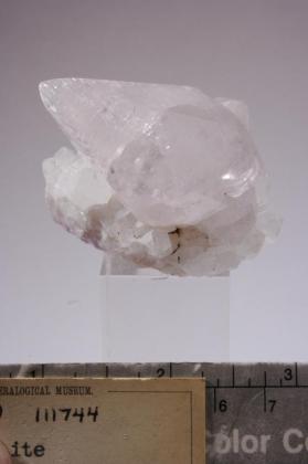 CALCITE with amethyst