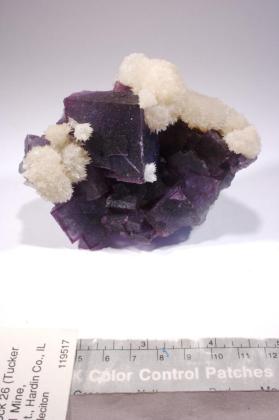Strontianite with FLUORITE