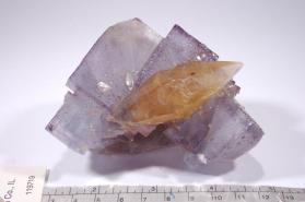 CALCITE with FLUORITE