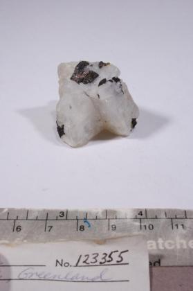 Cryolite with Chalcopyrite and Galena and Siderite