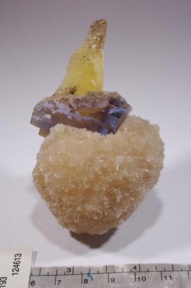 Strontianite with FLUORITE