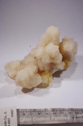 Benstonite with FLUORITE