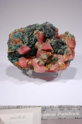 RHODOCHROSITE with FLUORITE and Quartz and sulfides