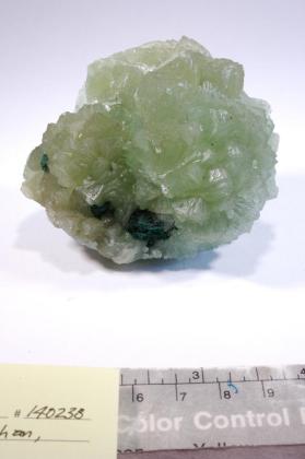 CALCITE with MALACHITE