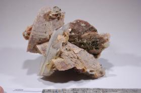 RHODOCHROSITE with Chalcopyrite and Quartz