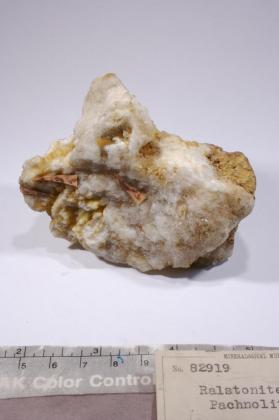 Ralstonite with Hagemannite and Pachnolite and Thomsenolite