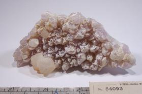 CALCITE with amethyst
