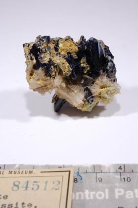 Azurite with CERUSSITE