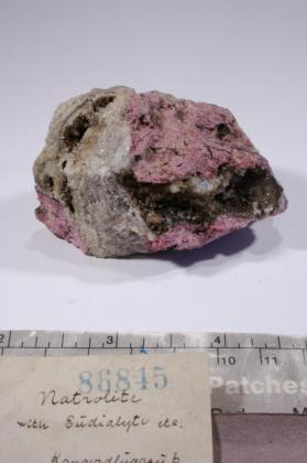 NATROLITE with Eudialyte