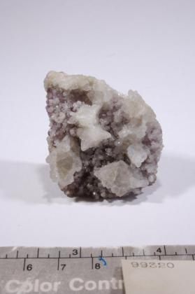 CALCITE with amethyst