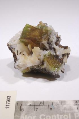 Adamite with SMITHSONITE