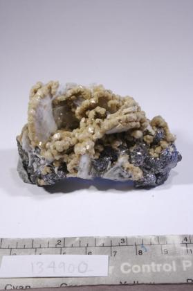 BARITE with Galena and Siderite